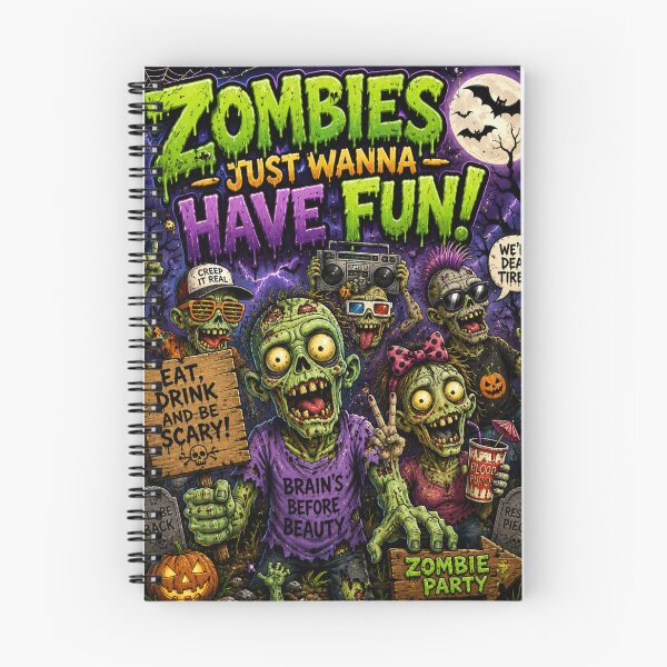 Item preview, Zombies Just Want To Have Fun designed and sold by DazzleKitty.