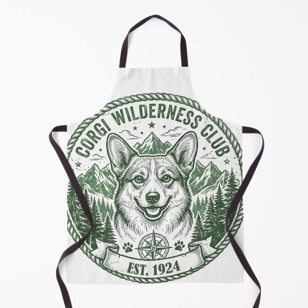 Item preview, Vintage Corgi Wilderness Club Shirt, Retro Corgi Mountain Forest Badge Est 1924 Tee, Unique Corgi Outdoor Gift for Dog and Nature Lovers designed and sold by Wearable Canvas...