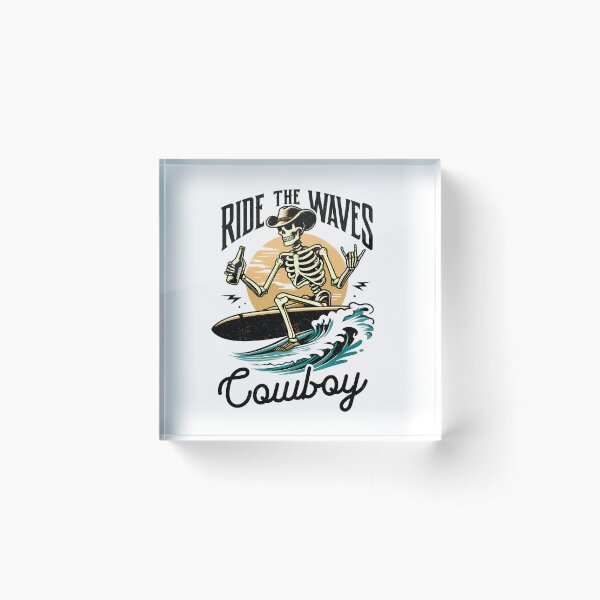 Item preview, RIDE THE WAVES COWBOYS designed and sold by Pabhas.