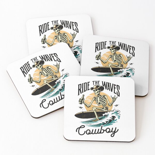 Item preview, RIDE THE WAVES COWBOYS designed and sold by Pabhas.