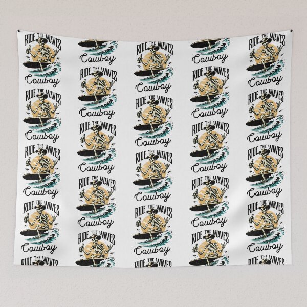 Item preview, RIDE THE WAVES COWBOYS designed and sold by Pabhas.