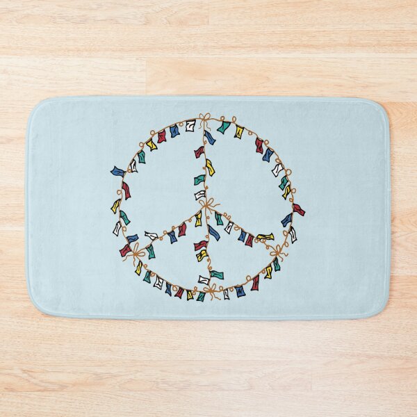 Item preview, Tibetan Flags Peace Sign designed and sold by Tim Veiga.