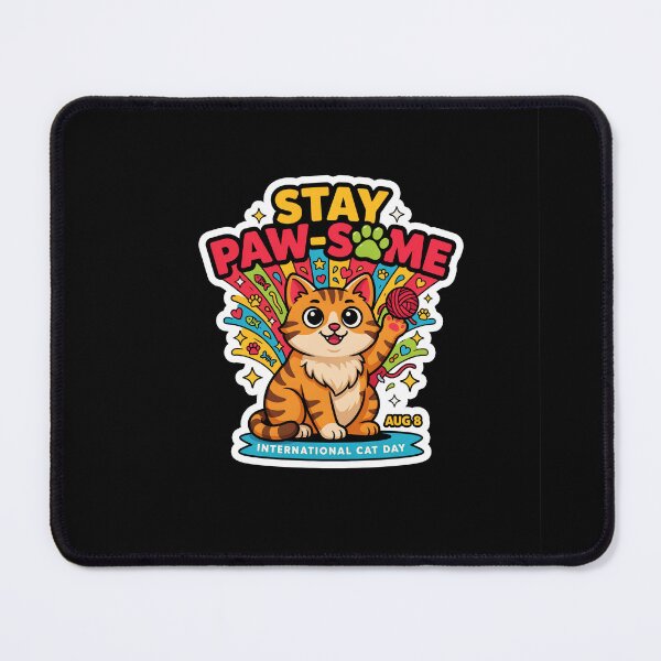 Item preview, Stay Paw-some designed and sold by InkRebelia.