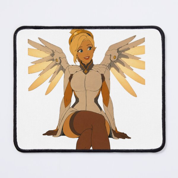 Item preview, Guardian Angel Healer | Sci-Fi Heroine Fan Art Inspired Illustration designed and sold by Hollow Moon Studios..