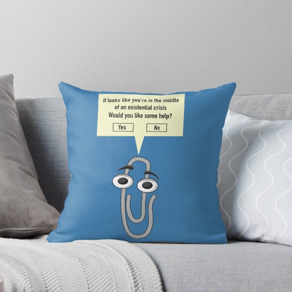 Item preview, Funny Existential Crisis Paperclip Meme | Retro Office Humor | Corporate Burnout Gift designed and sold by CleverlyCrude.