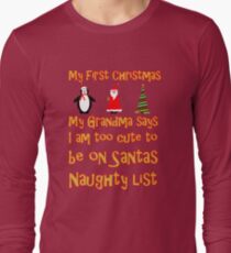 My First Christmas - Nice List Long Sleeve T-Shirt