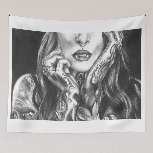 Item preview, Tattooed Vampy designed and sold by brittsartvibes.