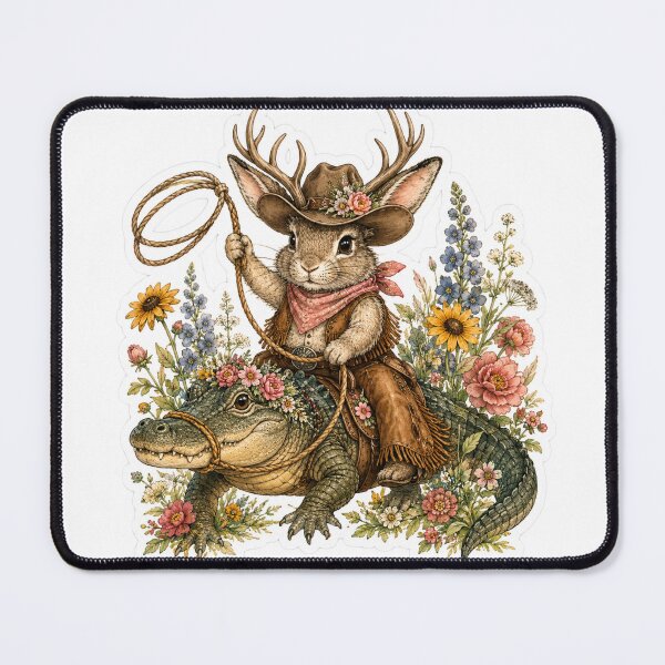 Item preview,     Cowgirl Jackalope Rodeo  designed and sold by Petals and pearls.