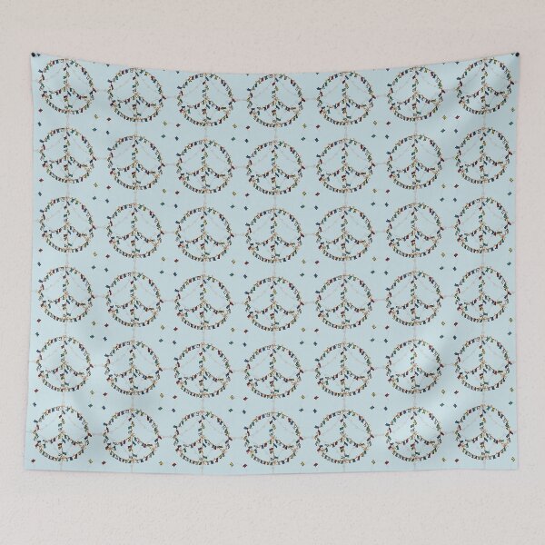 Item preview, Tibetan Flags Peace Sign - Tile Design designed and sold by Tim Veiga.