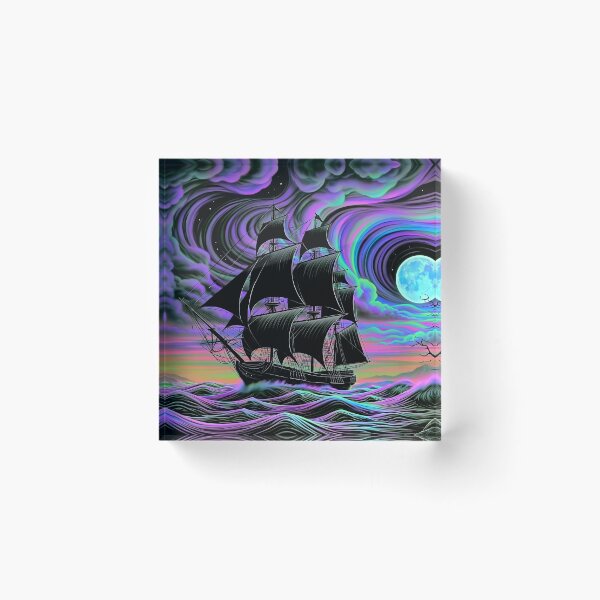 Item preview, Neon Ship In The Night 2 designed and sold by Gypsykiss.