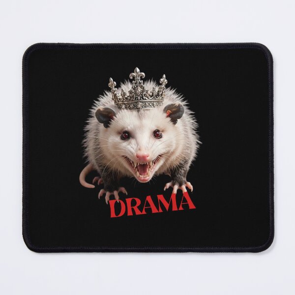 Item preview, I AM THE DRAMA Shirt | Funny Possum King Crown | Opossum Meme Drama Queen designed and sold by HealingEraInk.