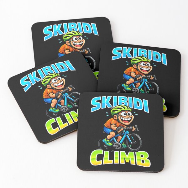 Item preview, Skibidi Climb Funny Cycling Meme designed and sold by GainzNGains.