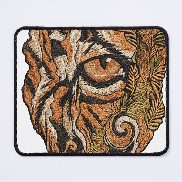 Item preview, Tiger Eye Embroidery Patch | Nature Inspired Wildlife Embroidered Design designed and sold by designbyuzi.