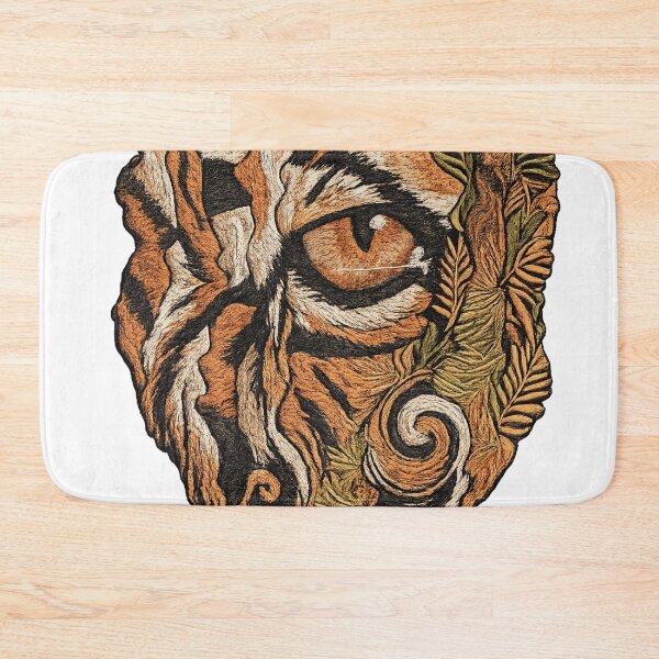Item preview, Tiger Eye Embroidery Patch | Nature Inspired Wildlife Embroidered Design designed and sold by designbyuzi.