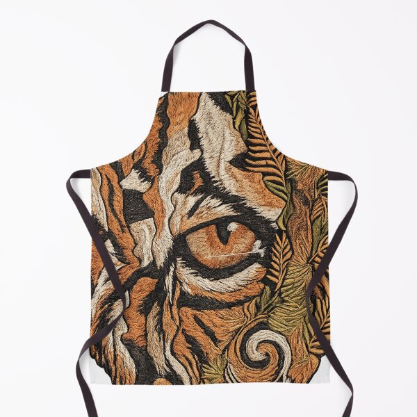 Item preview, Tiger Eye Embroidery Patch | Nature Inspired Wildlife Embroidered Design designed and sold by designbyuzi.