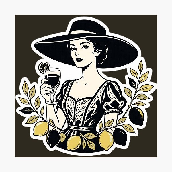 Item preview, Black Lemonade – Dark Summer Aesthetic designed and sold by Roberta Calabrese.