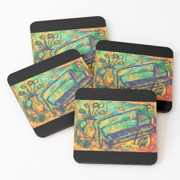 Item preview, Piano with flowers designed and sold by YannisZART.