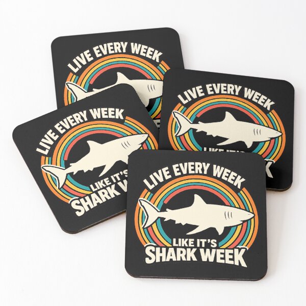 Item preview, Live Every Week Like It's Shark Week Funny, designed and sold by CloudyPress.