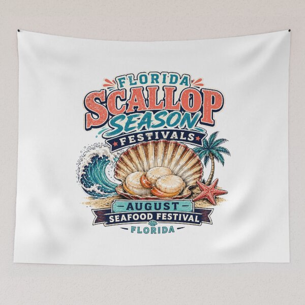 Item preview, Florida Scallop Season Festival Celebration Design designed and sold by Combat Skies.
