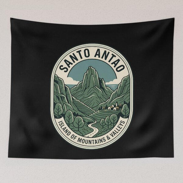 Item preview, Santo Antao Cape Verde Vintage Travel Emblem designed and sold by k3rstman1.