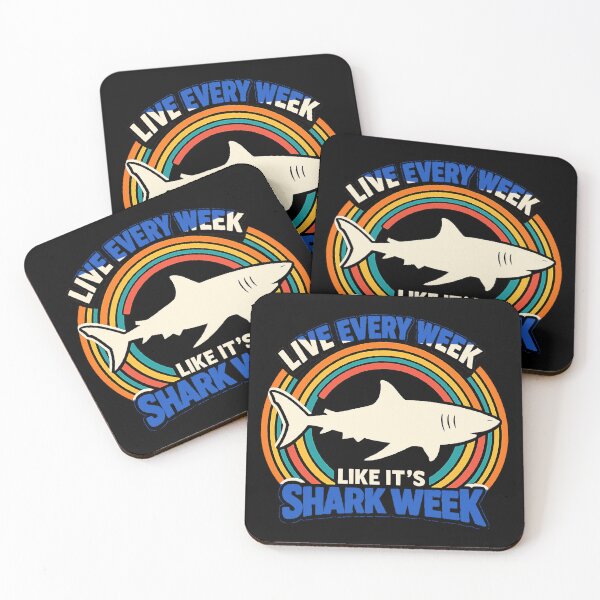Item preview, Live Every Week Like It's Shark Week Funny designed and sold by CloudyPress.