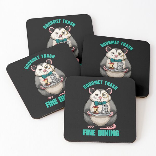 Item preview, Gourmet Trash Fine Dining - Fancy Opossum Meme designed and sold by LeSoniPapaPrint.