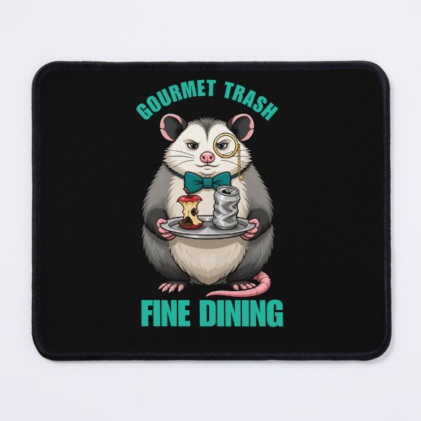 Item preview, Gourmet Trash Fine Dining - Fancy Opossum Meme designed and sold by LeSoniPapaPrint.