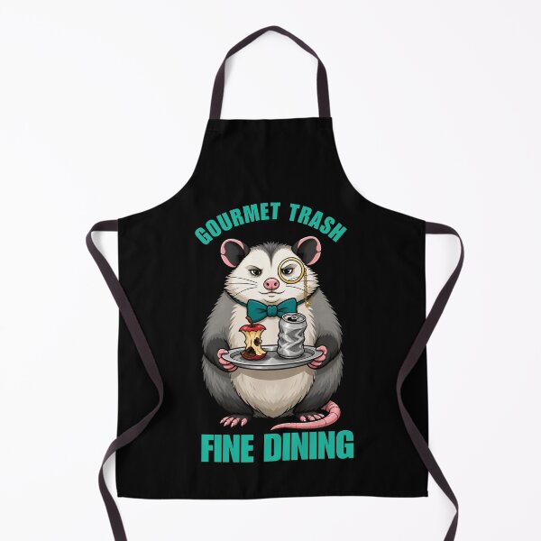 Item preview, Gourmet Trash Fine Dining - Fancy Opossum Meme designed and sold by LeSoniPapaPrint.