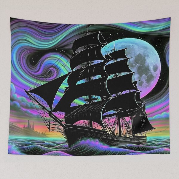 Item preview, Neon Ship In The Night 3 designed and sold by Gypsykiss.