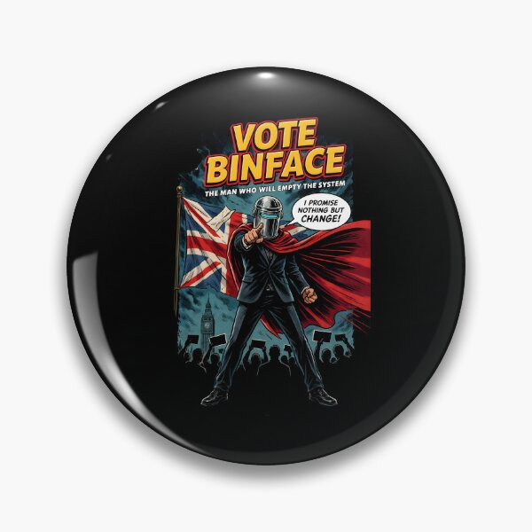 Item preview, Vote Binface Funny Election Meme Inspired by Count Binface designed and sold by Redgiant87x.