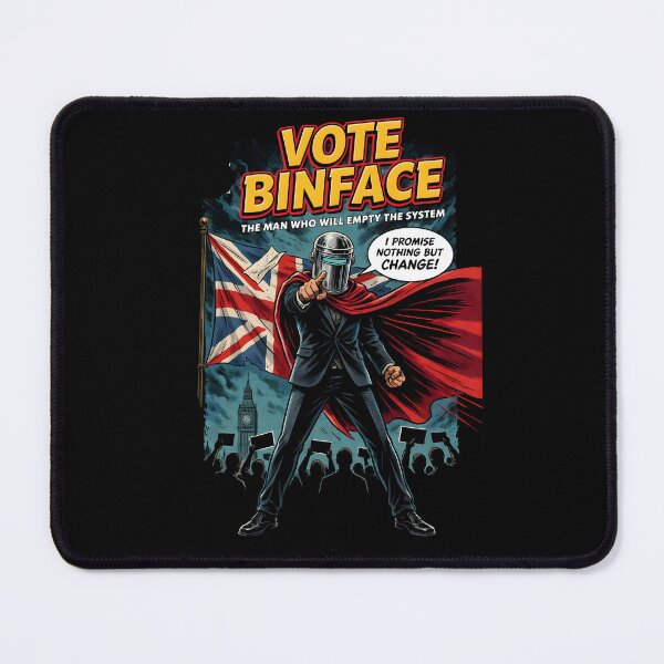 Item preview, Vote Binface Funny Election Meme Inspired by Count Binface designed and sold by Redgiant87x.