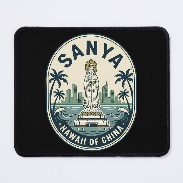 Item preview, Sanya Hawaii of China Vintage Travel Emblem designed and sold by k3rstman1.