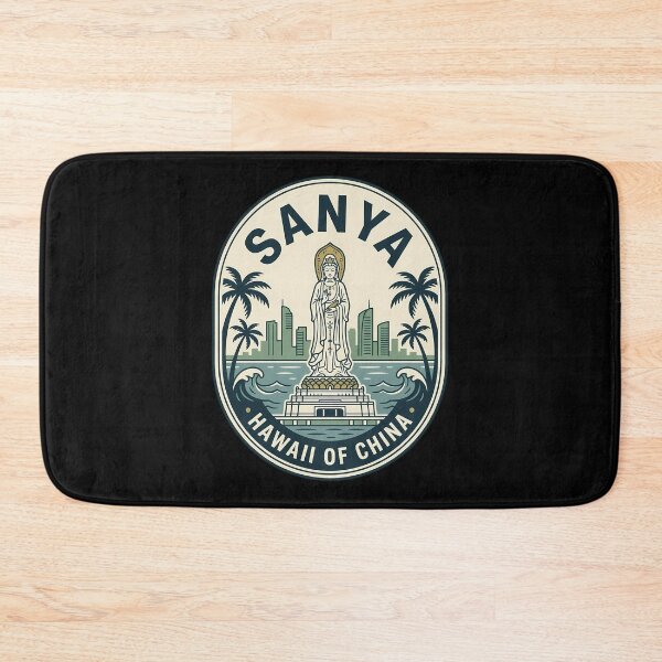 Item preview, Sanya Hawaii of China Vintage Travel Emblem designed and sold by k3rstman1.