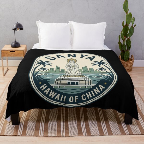 Item preview, Sanya Hawaii of China Vintage Travel Emblem designed and sold by k3rstman1.