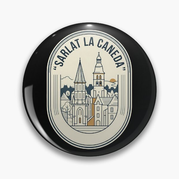 Item preview, Sarlat La Caneda France Vintage Travel Emblem designed and sold by k3rstman1.