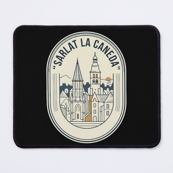 Item preview, Sarlat La Caneda France Vintage Travel Emblem designed and sold by k3rstman1.