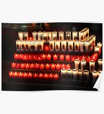 Votive candles Poster