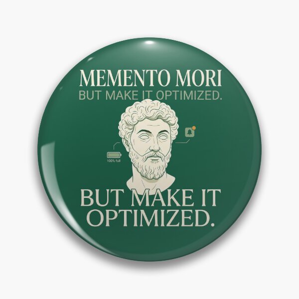 Item preview, Memento Mori But Make It Optimized T-Shirt | Stoic Philosophy Shirt | Productivity Humor | Tech Minimalist Apparel designed and sold by EIPTOW.