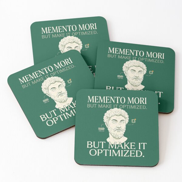 Item preview, Memento Mori But Make It Optimized T-Shirt | Stoic Philosophy Shirt | Productivity Humor | Tech Minimalist Apparel designed and sold by EIPTOW.