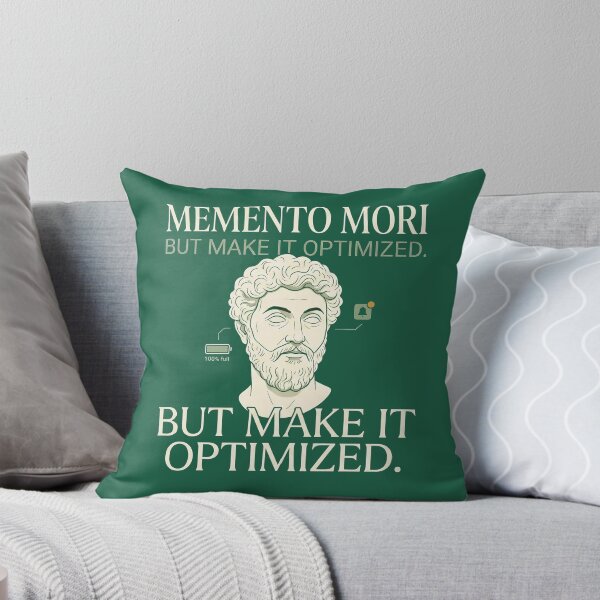 Item preview, Memento Mori But Make It Optimized T-Shirt | Stoic Philosophy Shirt | Productivity Humor | Tech Minimalist Apparel designed and sold by EIPTOW.