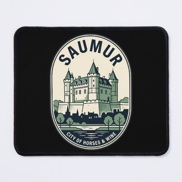 Item preview, Saumur France Chateau Vintage Travel Emblem designed and sold by k3rstman1.