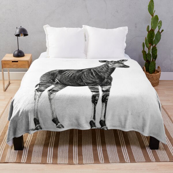 Item preview, Okapi - Realistic Minimalistic Black And White designed and sold by Minimalisticaly.