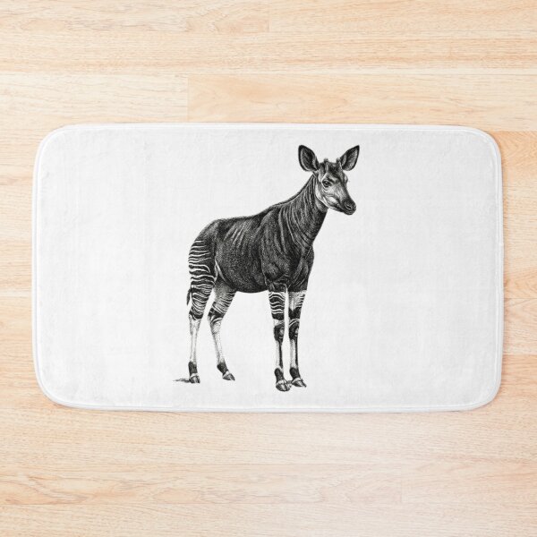 Item preview, Okapi - Realistic Minimalistic Black And White designed and sold by Minimalisticaly.