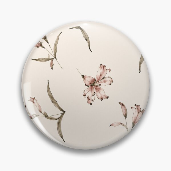 Item preview, Blush Lily Botanical Seamless Pattern designed and sold by ByLilium.