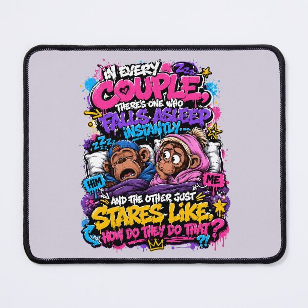 Item preview, Sleepy Couple designed and sold by MOFAPPAREL.