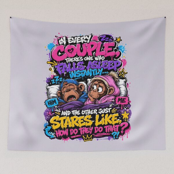 Item preview, Sleepy Couple designed and sold by MOFAPPAREL.