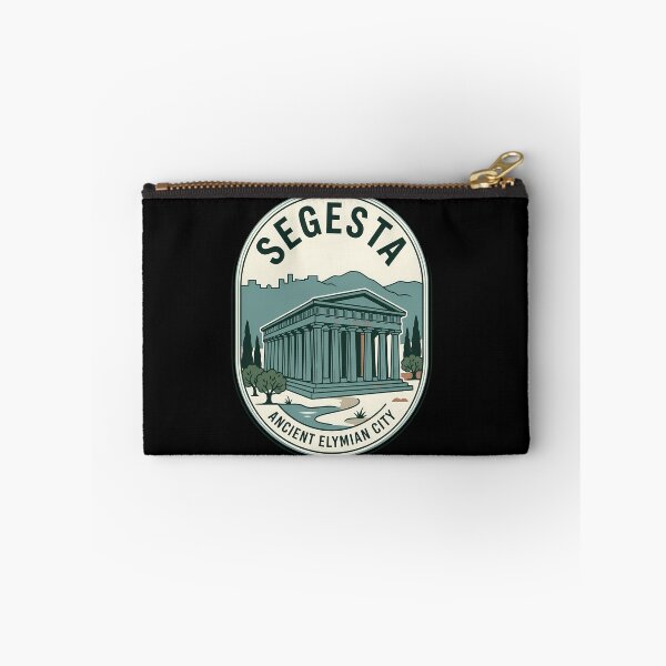 Item preview, Segesta Sicily Ancient Temple Vintage Travel Emblem designed and sold by k3rstman1.