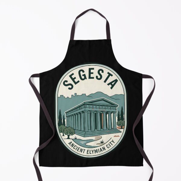 Item preview, Segesta Sicily Ancient Temple Vintage Travel Emblem designed and sold by k3rstman1.