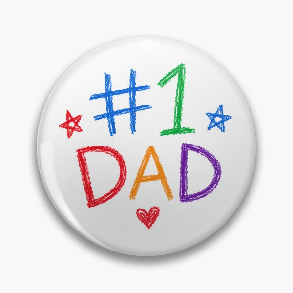 Item preview, #1 Dad – A Child's Masterpiece designed and sold by Stubblejumper Artworks.