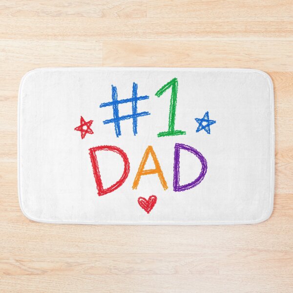 Item preview, #1 Dad – A Child's Masterpiece designed and sold by Stubblejumper Artworks.